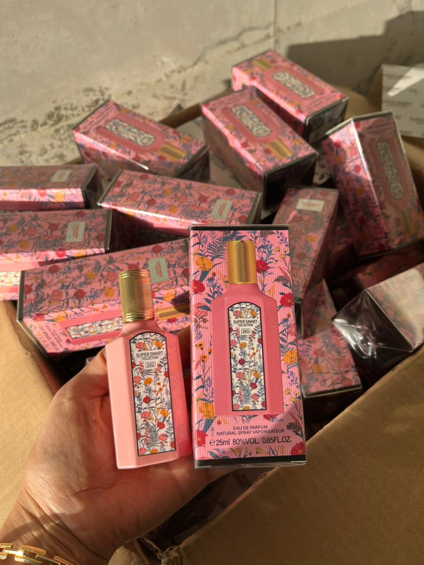 عطر ادکلن مینی گوچی فلورا گورجس گاردنیا(صورتی) سوپر اسمارتi حجم 25 میل